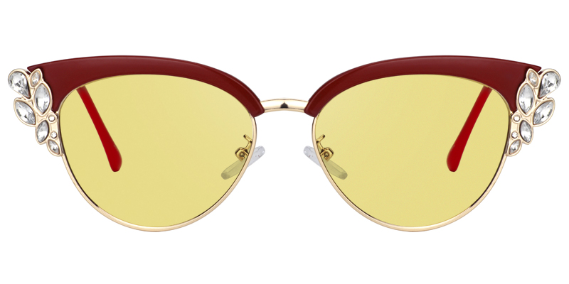 Hearn Cat Eye Red Glasses12