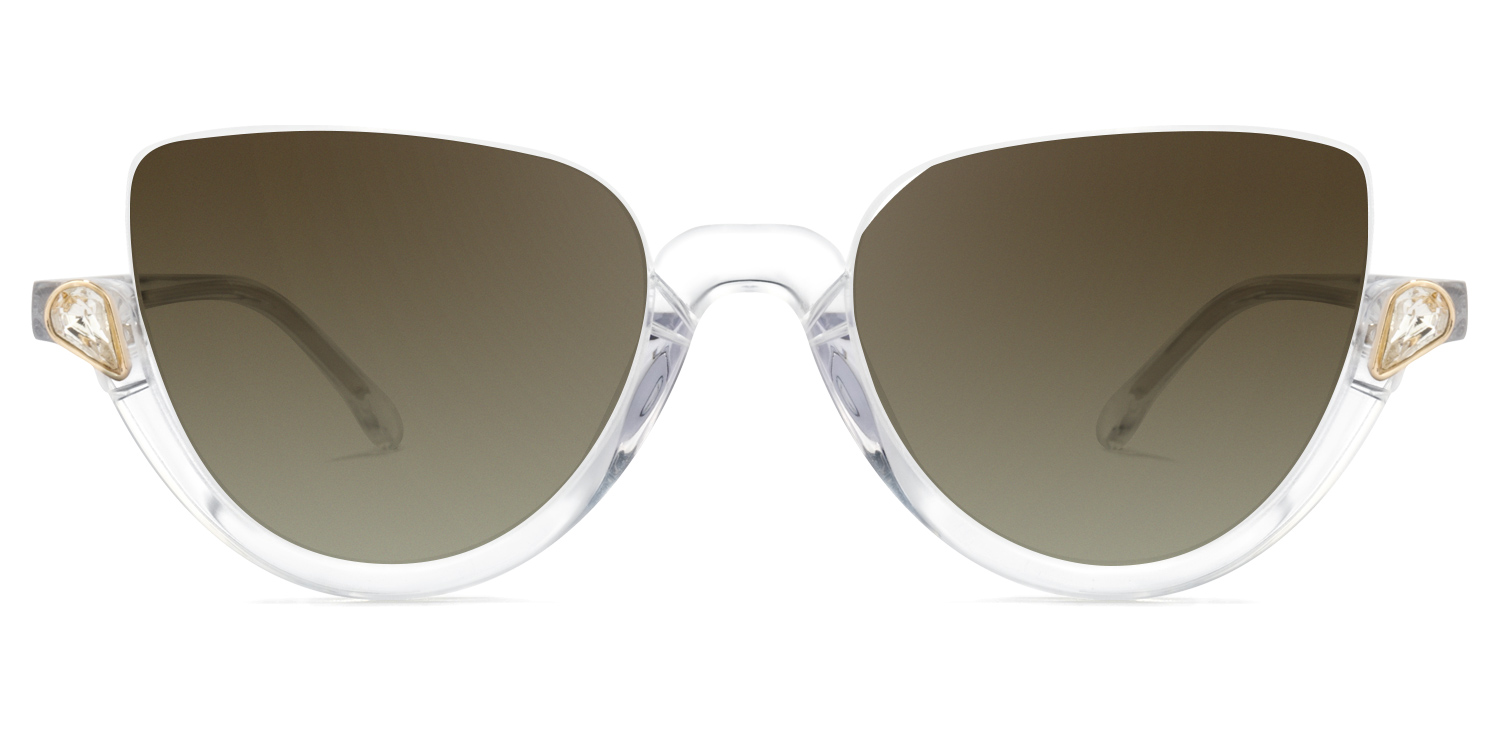 Felicia Cat Eye Clear Glasses12