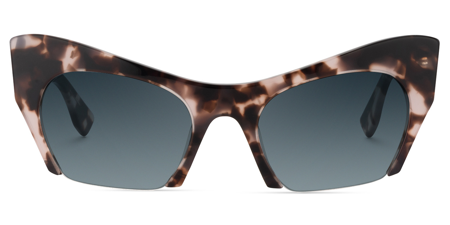Kyle Cat Eye Light-Tortoise Glasses13