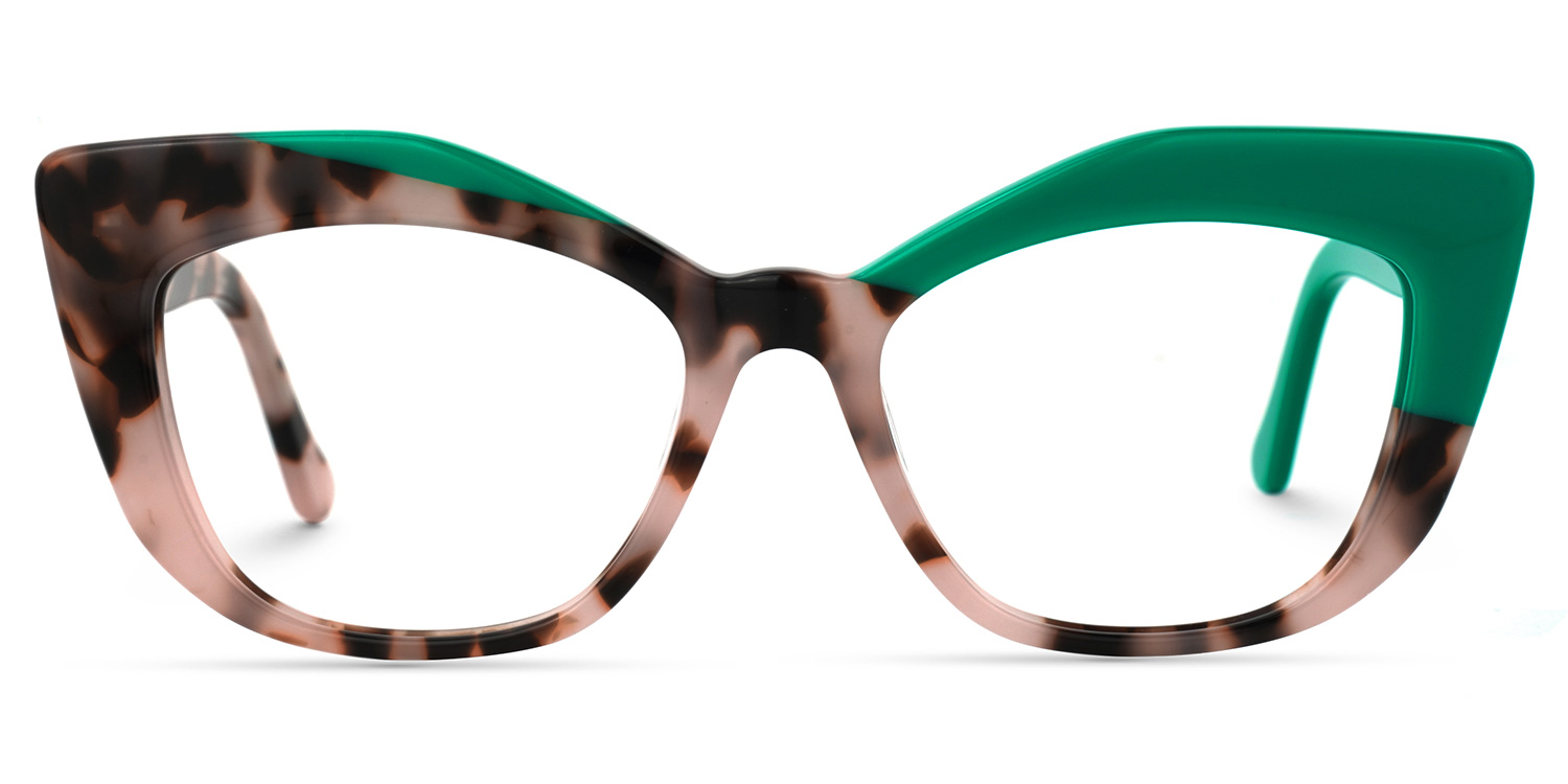 Misha Cateye Pink-Tortoise Glasses