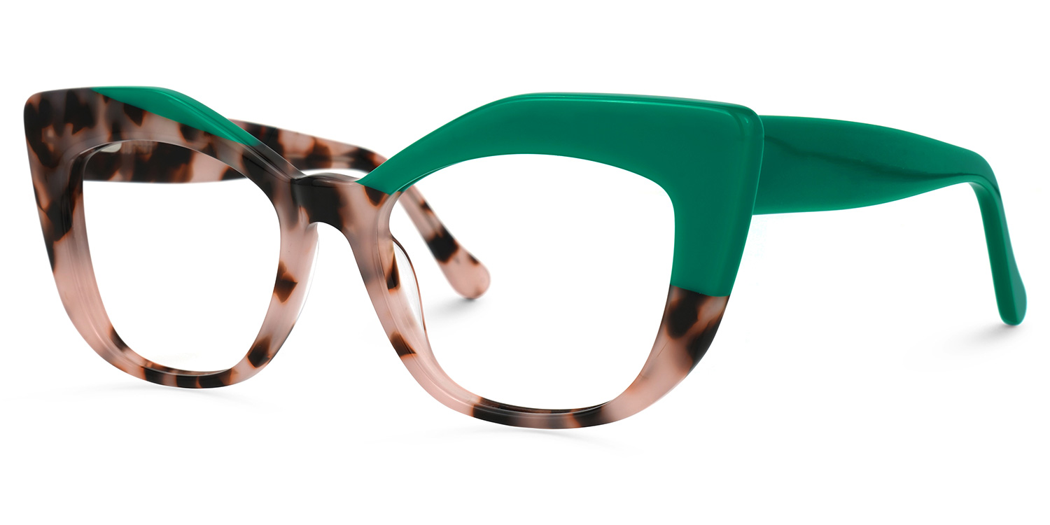 Misha Cateye Pink-Tortoise Glasses1