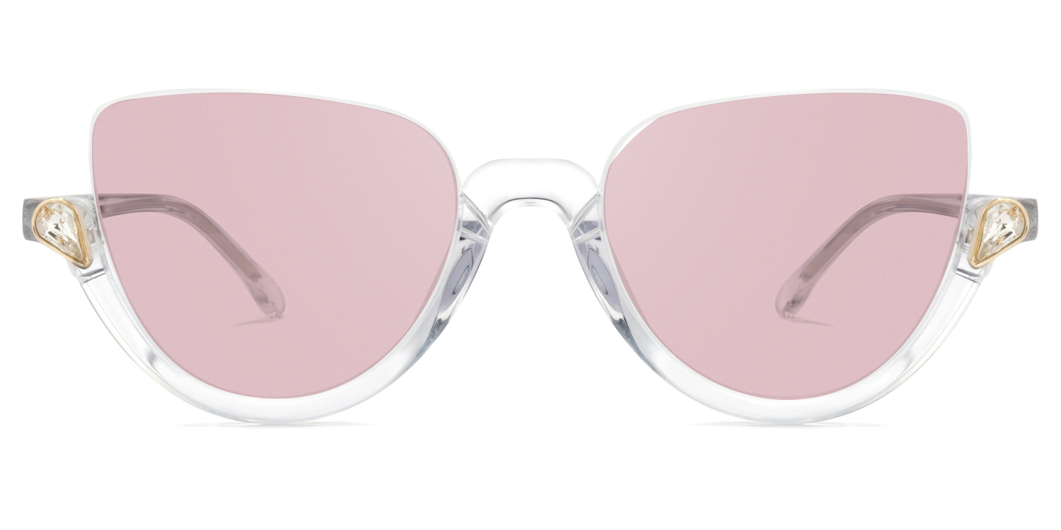 Felicia Cat Eye Clear Glasses13