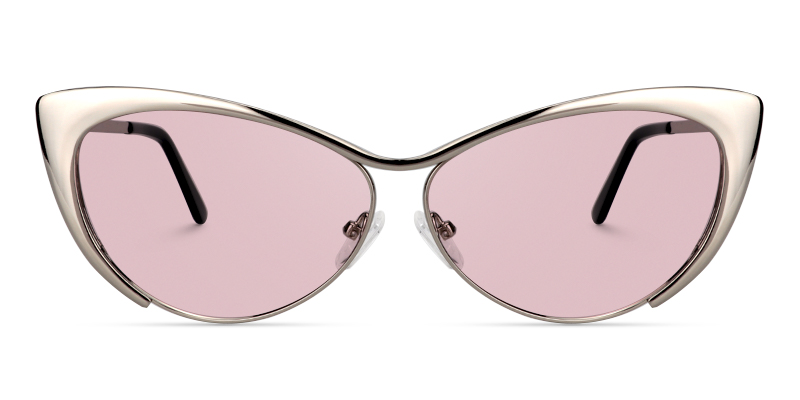 Ellen Cateye Silver Glasses12