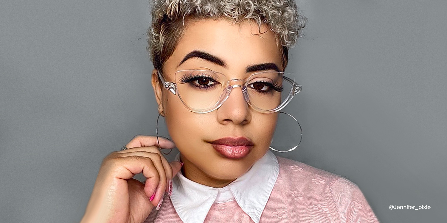 Felicia Cat Eye Clear Glasses1