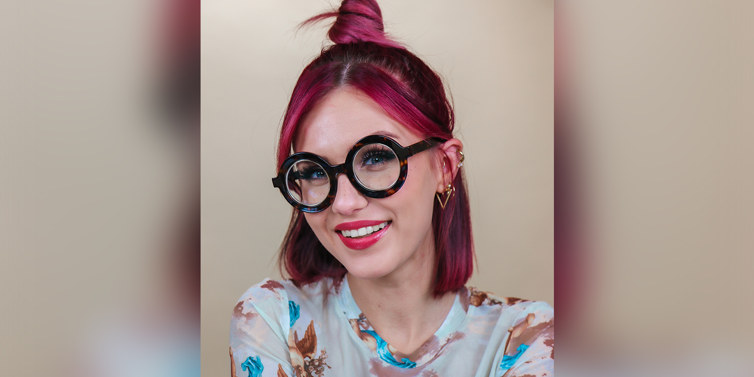 Round Yellow Tortoise Glasses | Zeelool Glasses1