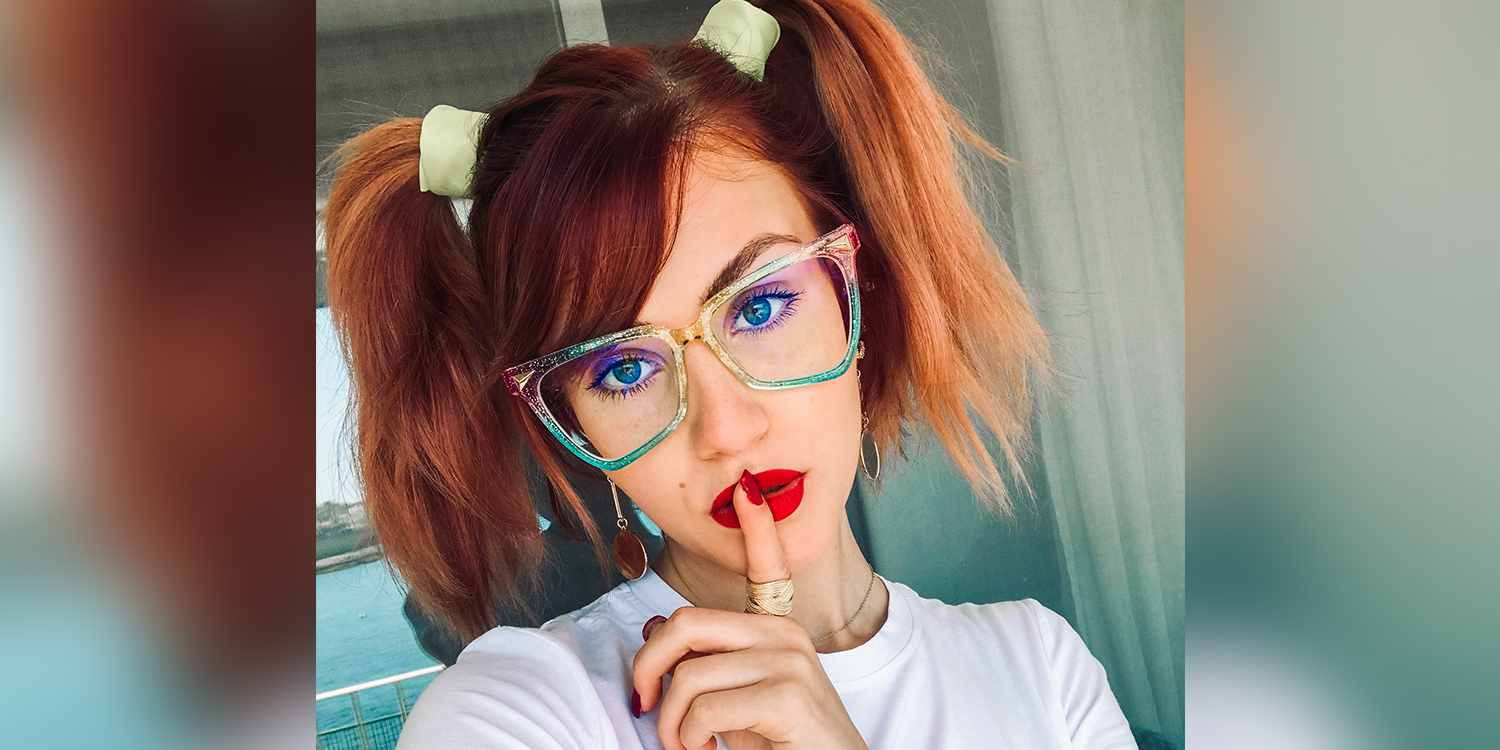 Geometrical Rainbow Eyeglasses | Zeelool Glasses1