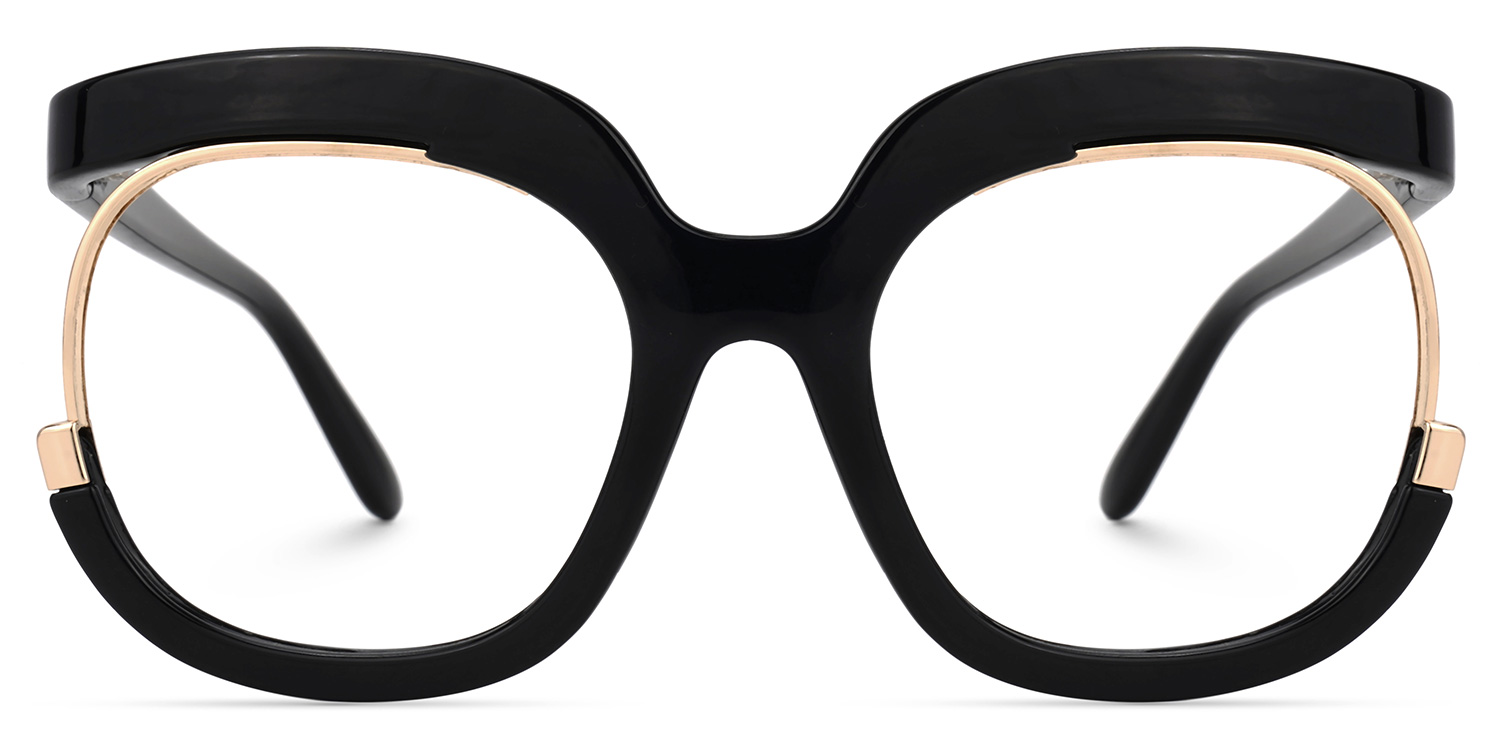 Darice Round Black Glasses0